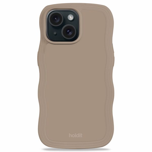 Holdit Coque Wavy Apple iPhone 14/15 Plus - Mocha Brown
