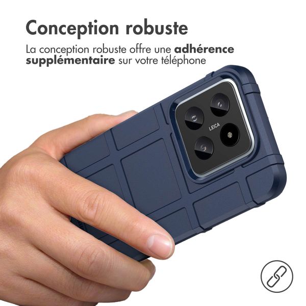 imoshion Coque Rugged Shield Xiaomi 14 - Bleu foncé
