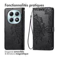 imoshion Etui de télephone Mandala Xiaomi Redmi Note 15 (4G) - Noir