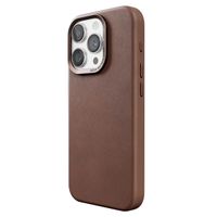 Woodcessories Coque Bio Leather MagSafe iPhone 15 Pro - Brun