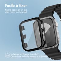 imoshion Coque rigide brillante à couverture complète pour Apple Watch Series 1 / 2 / 3 - 42 mm - Noir