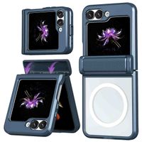 imoshion Coque arrière Rugged Clear avec MagSafe Samsung Galaxy Z Flip 6 - Bleu foncé