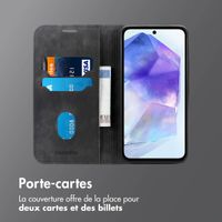 imoshion Étui de téléphone portefeuille Slim Samsung Galaxy A35 - Noir