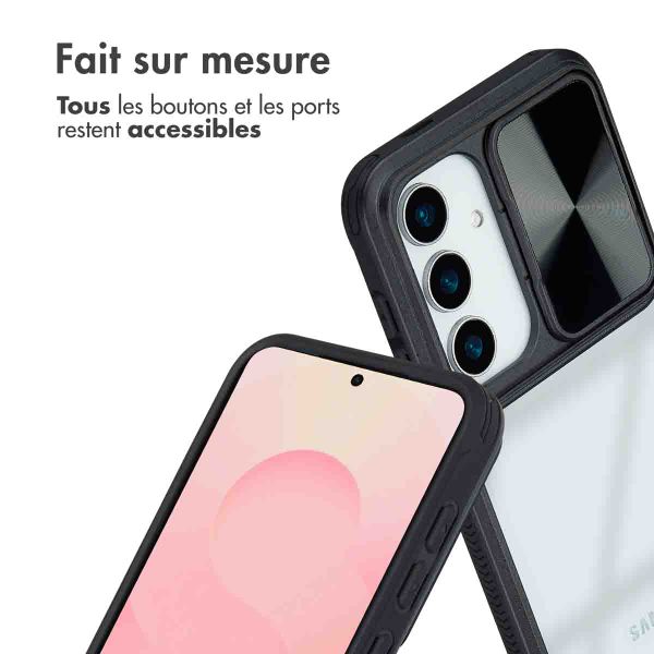 imoshion Coque arrière Camslider Samsung Galaxy S25 - Noir