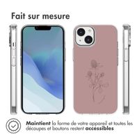 imoshion Coque Design iPhone 14 - Floral Pink