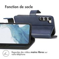 imoshion Étui de téléphone portefeuille Luxe Samsung Galaxy S23 - Bleu foncé