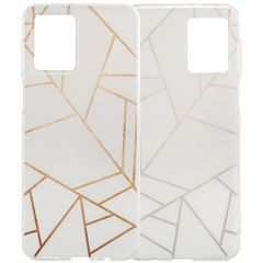 imoshion Coque Design Motorola Moto G54 - White Graphic