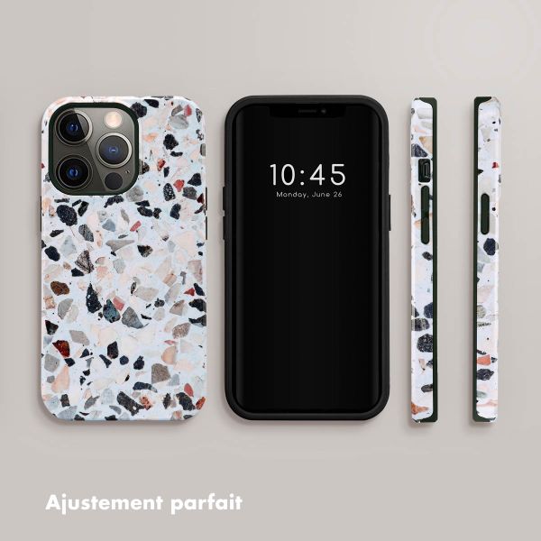 Selencia Coque arrière Vivid Apple iPhone 13 Pro - Chic Terazzo