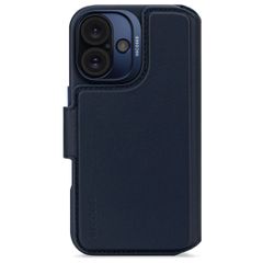 Decoded Portefeuille détachable 2 en 1 en cuir MagSafe Apple iPhone 16 - Navy