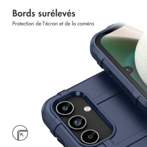 imoshion Coque Arrière Rugged Shield Samsung Galaxy A15 (5G/4G) - Bleu foncé