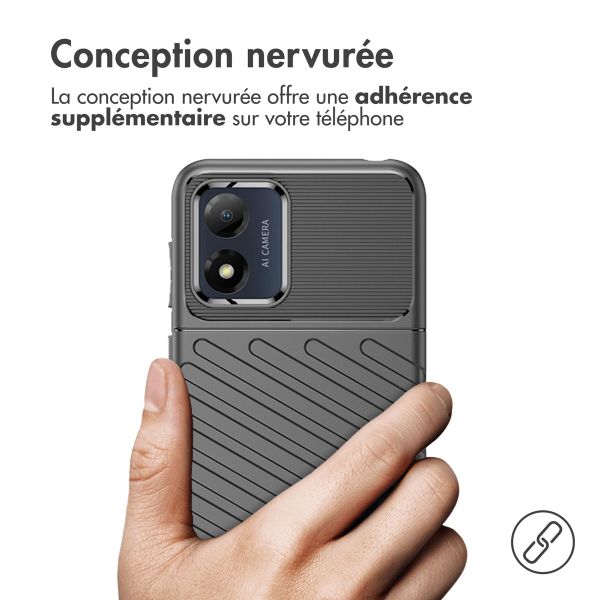 imoshion Coque arrière Thunder Motorola Moto E13 - Noir