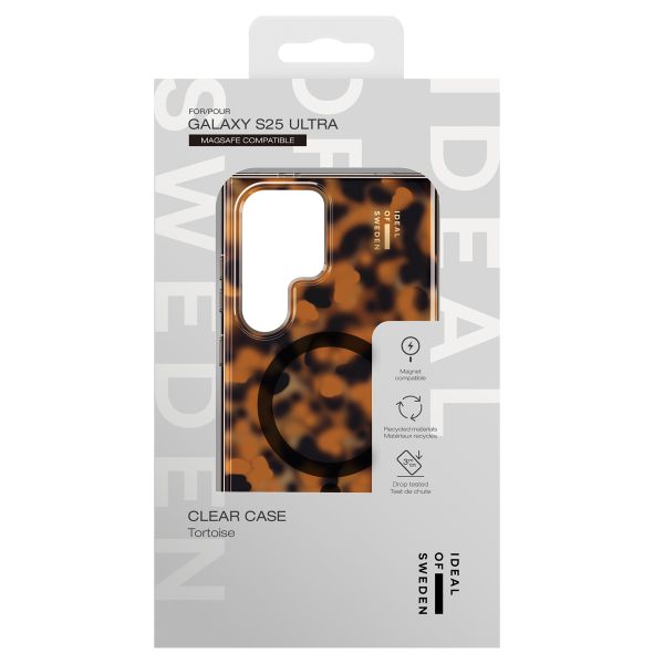 iDeal of Sweden Clear Case MagSafe Samsung Galaxy S25 Ultra - Tortoise