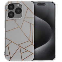 imoshion Coque Design iPhone 15 Pro - White Graphic