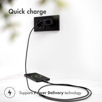 imoshion Wall Charger - Chargeur - Connexion USB-C et USB - Power Delivery - 20 Watt - Noir