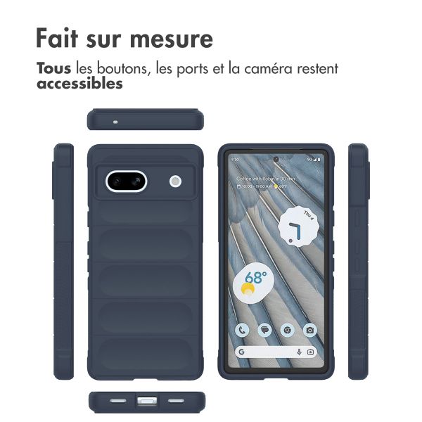 imoshion Coque arrière EasyGrip Google Pixel 7a - Bleu foncé