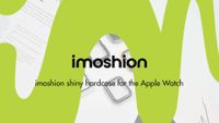 imoshion Coque rigide brillante à couverture complète pour Apple Watch Series 4 / 5 / 6 / SE - 40 mm - Argent
