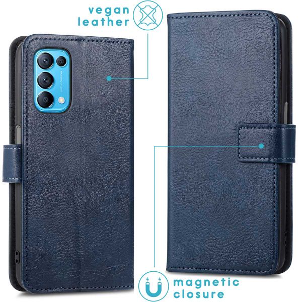 imoshion Étui de télephone portefeuille Oppo Find X3 Lite - Bleu foncé