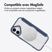 imoshion Bookcase transparente avec MagSafe Apple iPhone 17 - Bleu