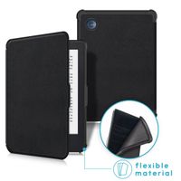 imoshion Étui de liseuse portefeuille Slim Soft Kobo Clara 2E / Tolino Shine 4 - Noir