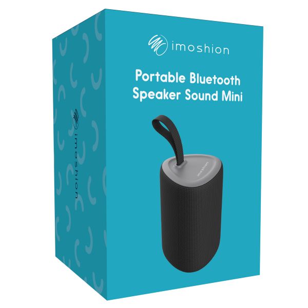 imoshion Mini enceinte Bluetooth sans fil - Blanc