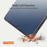 Dux Ducis Coque tablette Domo Apple iPad 9 (2021) 10.2 pouces / iPad 8 (2020) 10.2 pouces / iPad 7 (2019) 10.2 pouces - Bleu foncé