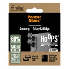 PanzerGlass Protection Caméra Hoop Optic Rings Samsung Galaxy S25 Edge - Transparent