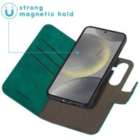 imoshion Etui de télephone luxe 2-en-1 amovible Samsung Galaxy S25 - Vert foncé