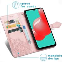 imoshion Etui de télephone Mandala Samsung Galaxy A32 (4G) - Rose Doré