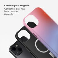Selencia Coque arrière Vivid avec MagSafe Apple iPhone 13 - Gradient Soft Blush