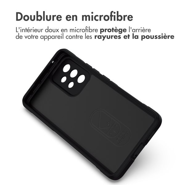 imoshion Coque arrière EasyGrip Samsung Galaxy A53 - Noir