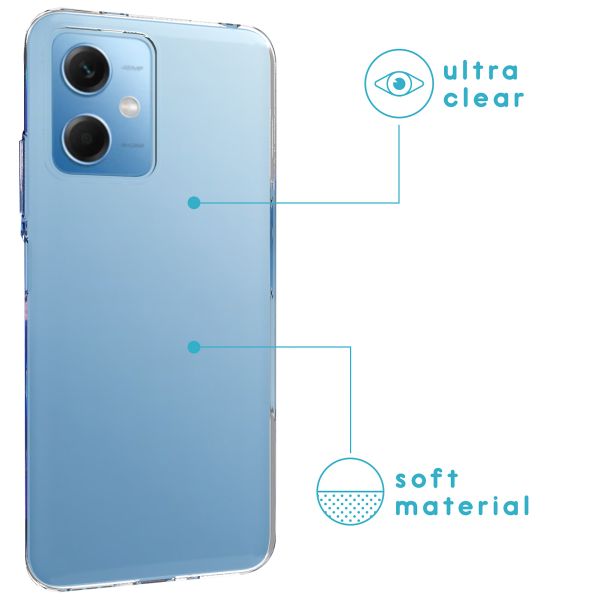 imoshion Coque silicone Xiaomi Redmi Note 12 - Transparent