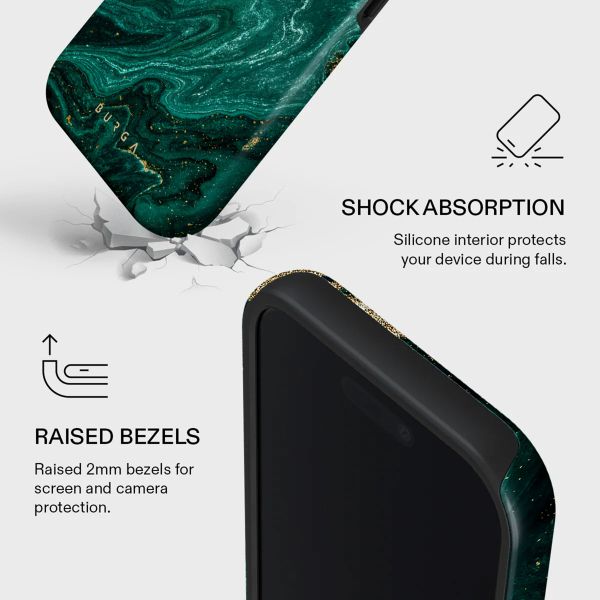 Burga Coque Tough MagSafe Apple iPhone 17 - Emerald Pool
