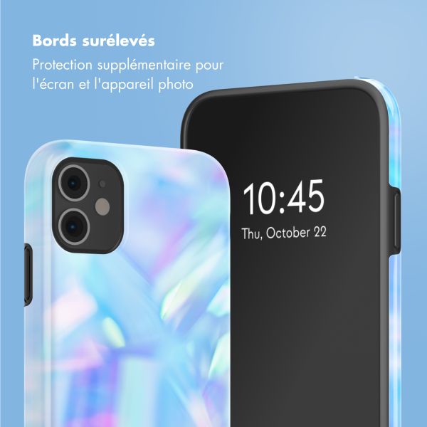 Selencia Coque arrière Vivid Tough iPhone 11 - Holographic Blue Dream