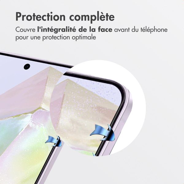 Accezz Protecteur d’écran en verre trempé + Applicateur Samsung Galaxy A35