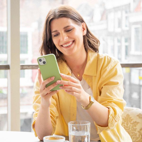 Accezz Coque Liquid Silicone Samsung Galaxy A26 - Vert