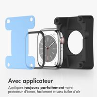 Accezz Protecteur d'écran avec applicateur pour Apple Watch Series 7-9 - 45 mm