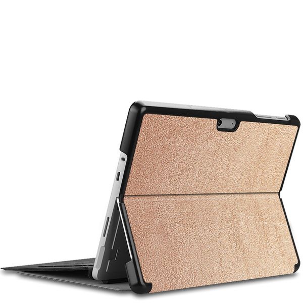 imoshion Coque tablette Trifold Microsoft Surface Go 4 / Go 3 / Go 2 - Doré