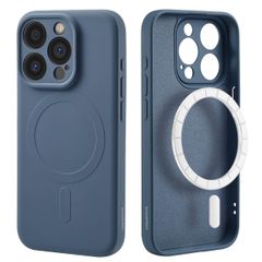 imoshion Coque Couleur avec MagSafe iPhone 15 Pro - Bleu foncé