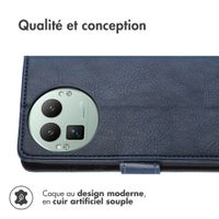 imoshion Étui de télephone portefeuille de luxe Realme GT 8 Pro - Bleu foncé