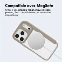 imoshion Bookcase transparente avec MagSafe Apple iPhone 17 Pro - Beige