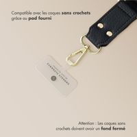 Selencia Cordon de téléphone avec petit sac - Midnight Black