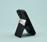 imoshion Coque arrière avec porte-cartes et support Samsung Galaxy A17 (5G) / (4G) - Noir