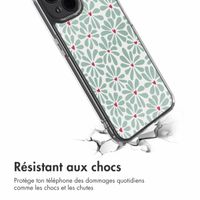 imoshion Coque Design Apple iPhone 14 - Bloom Love Sage Green