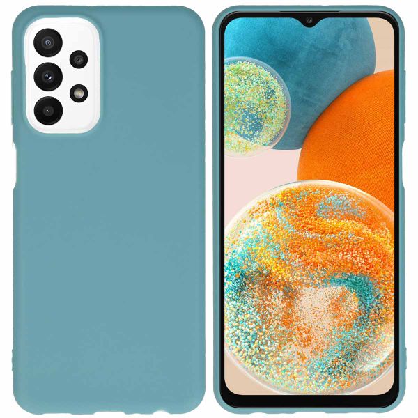 imoshion Coque Couleur Samsung Galaxy A23 (5G) - Vert foncé