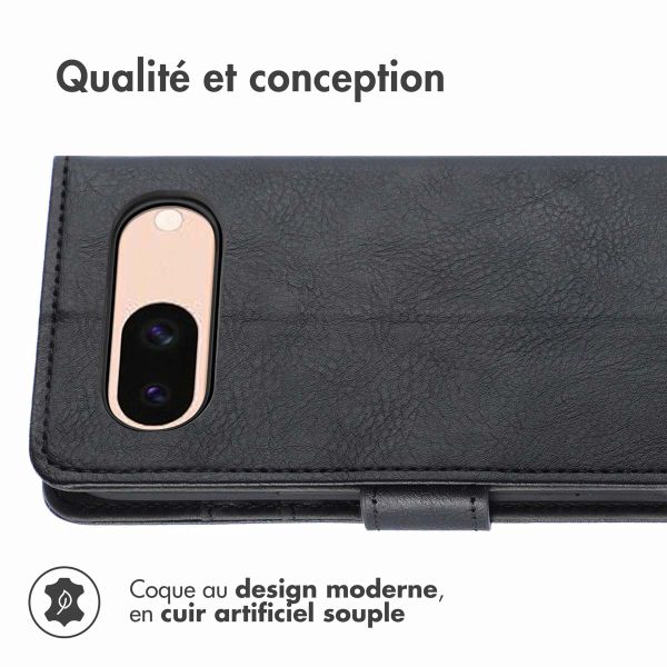 imoshion Étui de téléphone portefeuille Google Pixel 8a - Noir