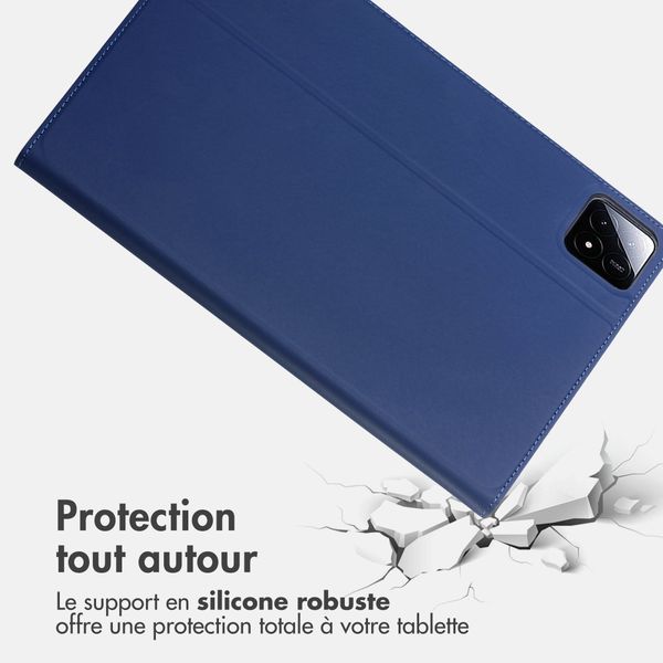 Accezz Housse Classic Tablet Stand Xiaomi Pad 6S Pro 12.4 - Bleu foncé