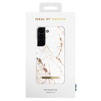 iDeal of Sweden Coque Fashion Samsung Galaxy S22 - Carrara Gold