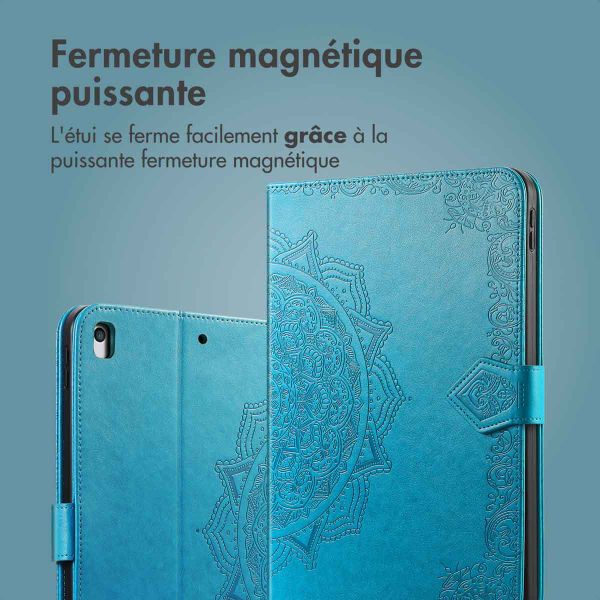imoshion Coque tablette Apple iPad 9 (2021) 10.2 pouces / iPad 8 (2020) 10.2 pouces / iPad 7 (2019) 10.2 pouces - Turquoise