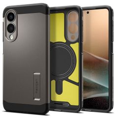 Spigen Coque Tough Armor MagSafe Samsung Galaxy S25 Edge - Gunmetal