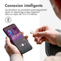 imoshion Aura Pro Écouteurs intra-auriculaires sans fil - Réduction active du bruit (ANC) - Blanc